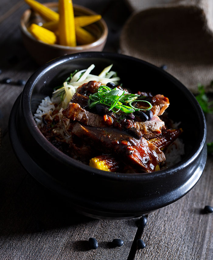 Beef and black bean